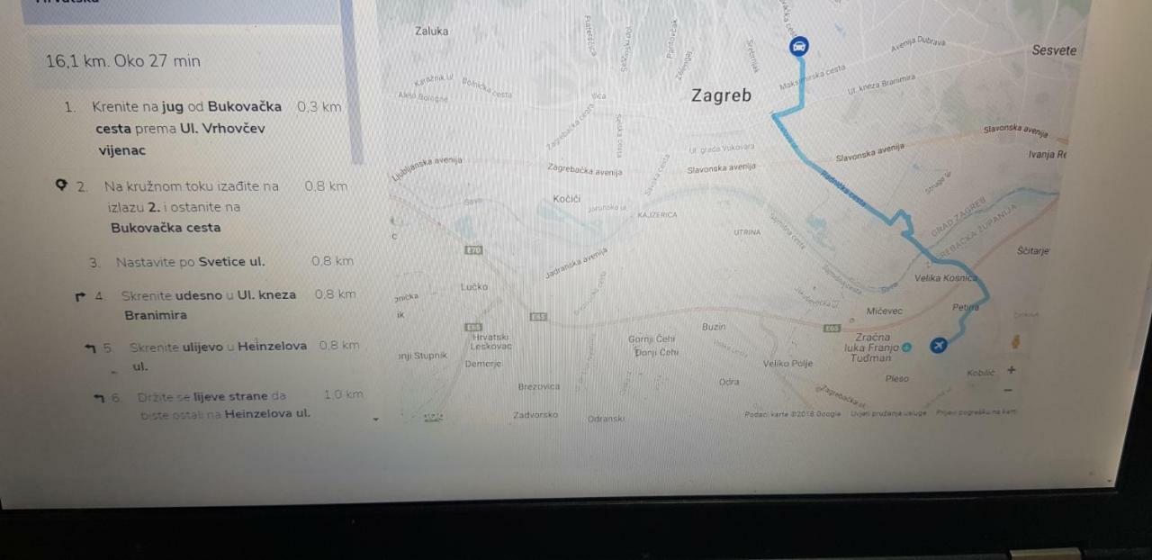 Apartman Maksimir Lux Zagreb-145M2 エクステリア 写真